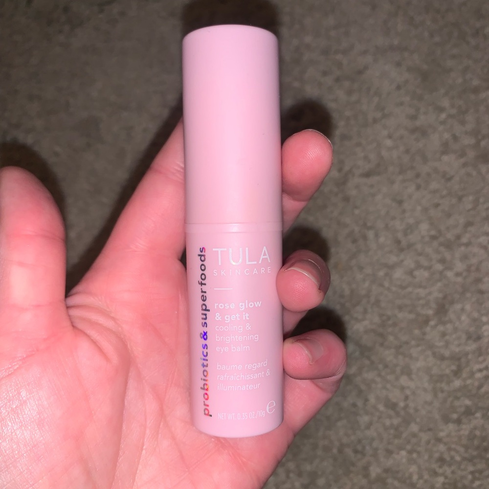 Tula rose glow and get it eye brightening balm